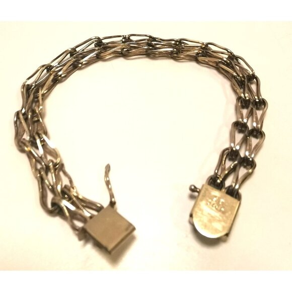Women's Charm Bracelet Gold Filled Hallmark Stamped - Picture 1 of 6